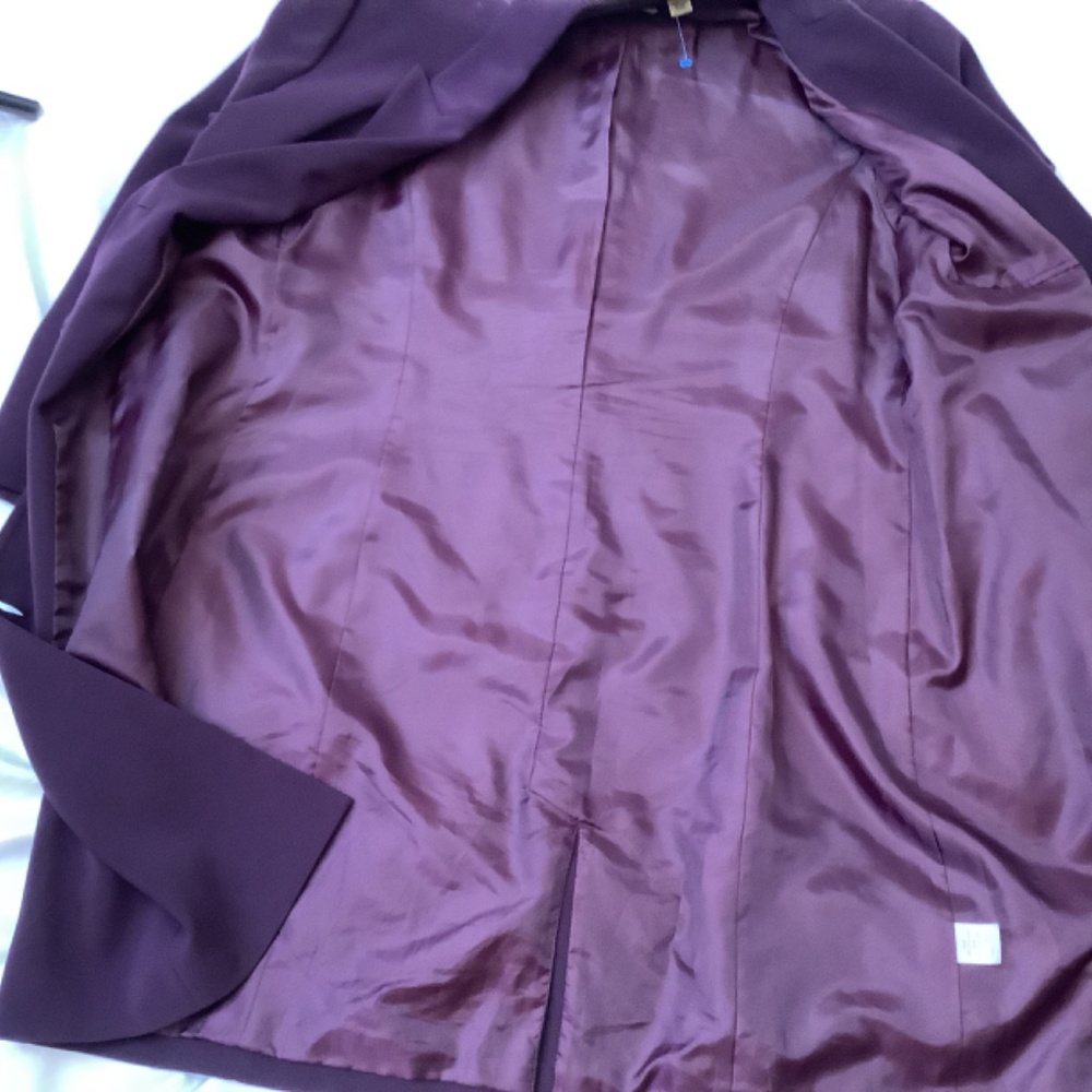 EUC Caslon purple dress jacket size 12 - Picture 11 of 14
